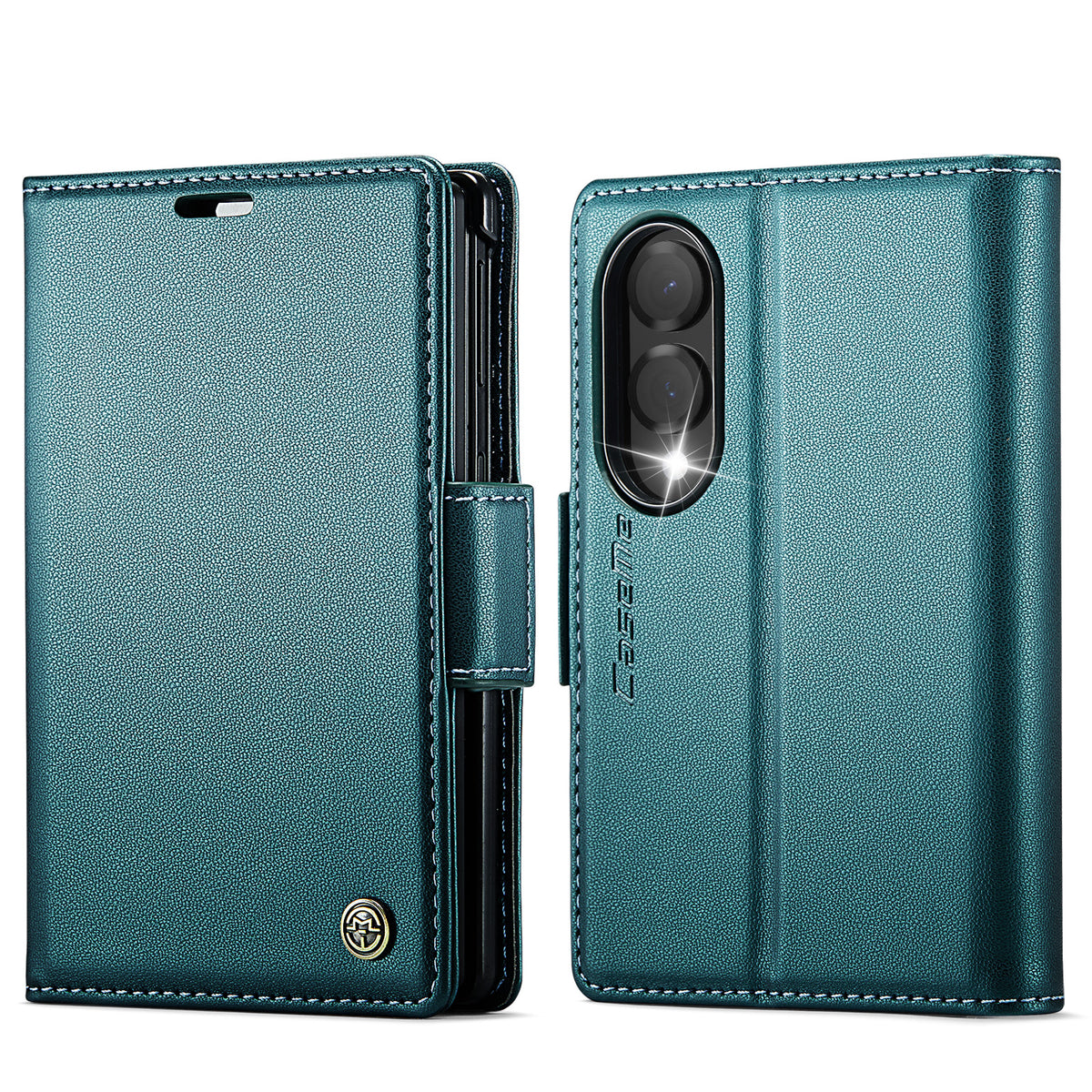 Galaxy Z Fold 8 Vintage Leather Wallet Case image 1.jpg