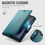 Galaxy Z Fold 8 Vintage Leather Wallet Case