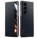 Galaxy Z Fold 6 Magnetic Carbon Fiber Leather Case
