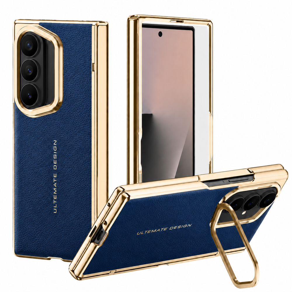 Luxury Armor Leather Stand Case