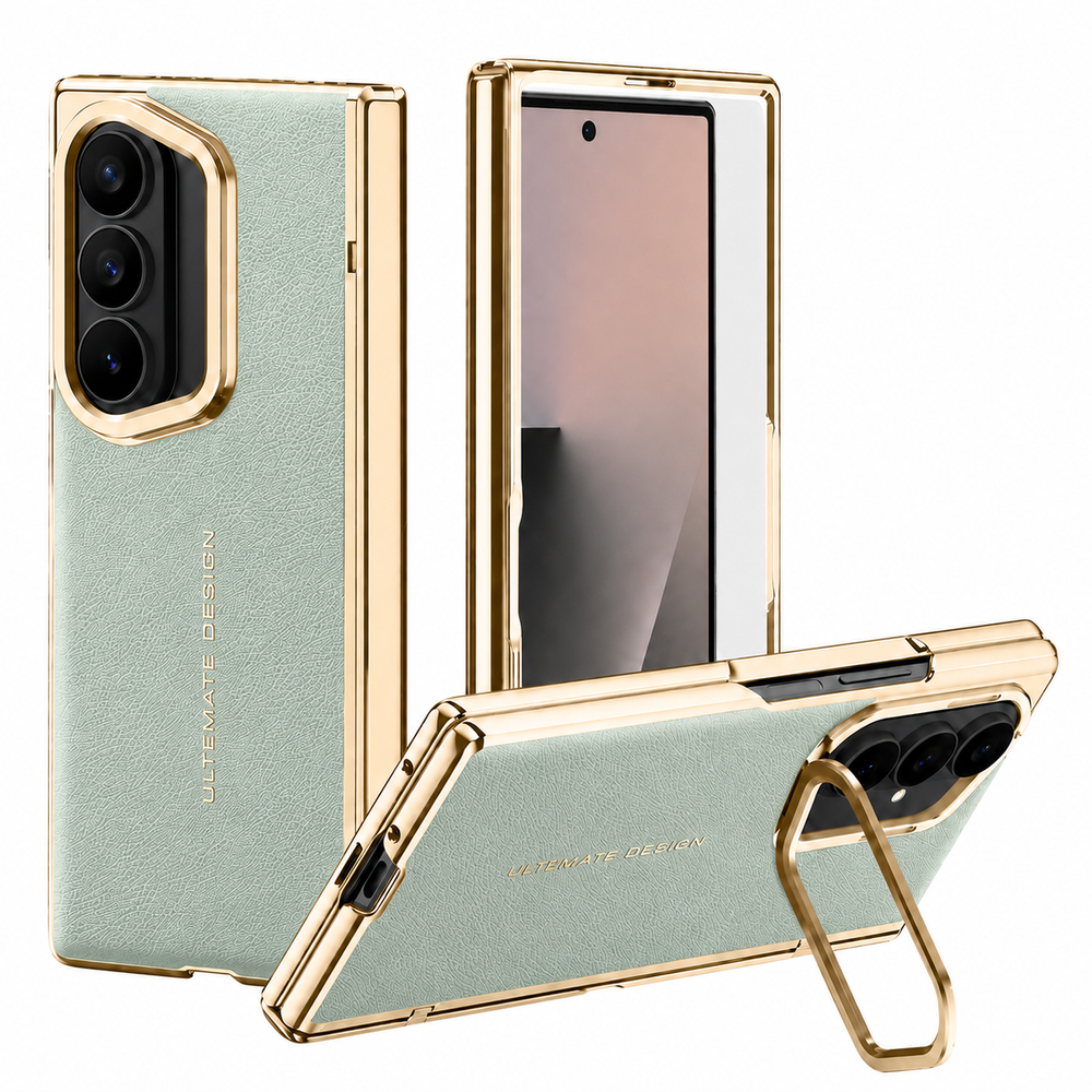 Luxury Armor Leather Stand Case