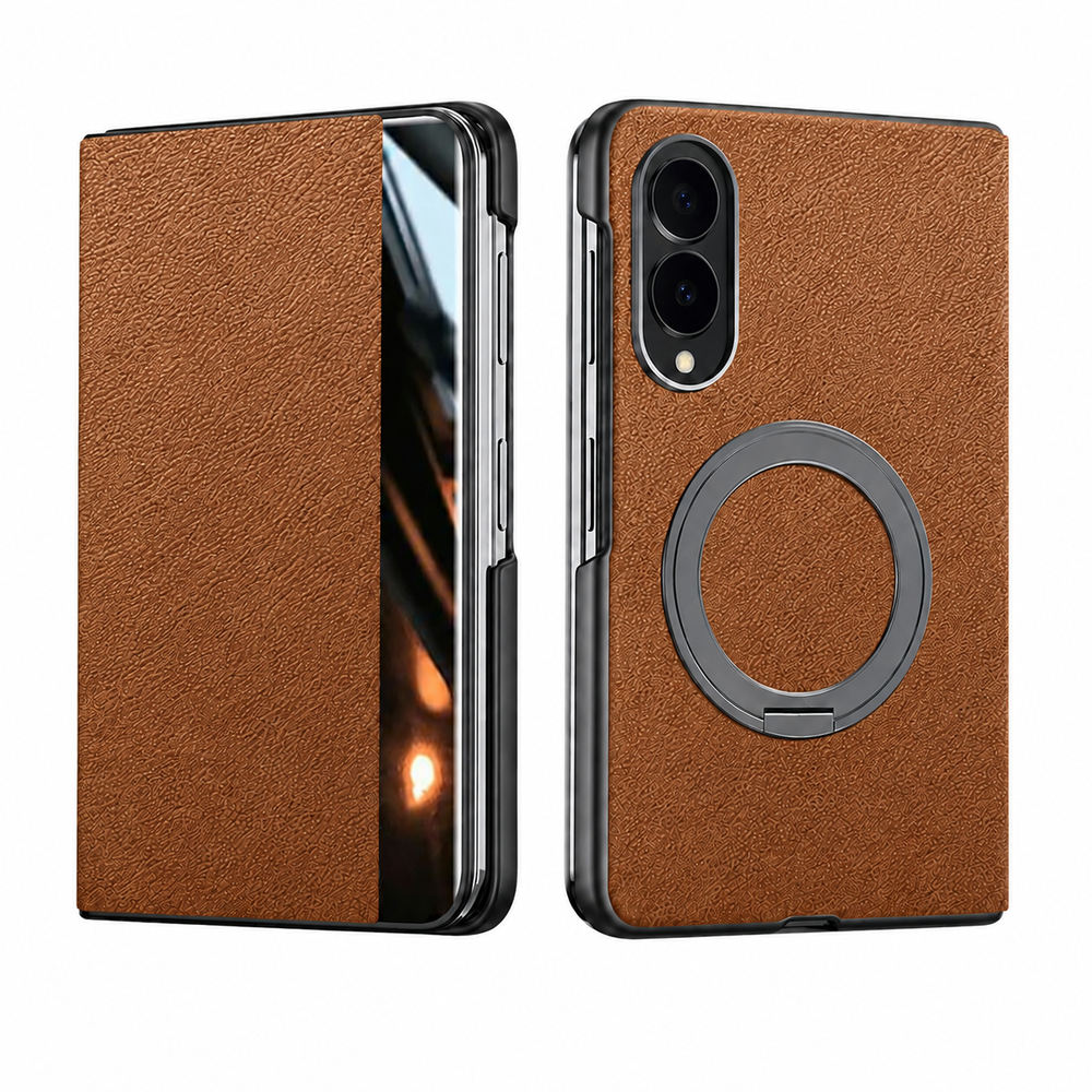 MagSafe Leather Smart View Case with Holder