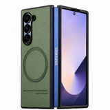 Galaxy Z Fold 7 Slim Leather MagSafe Protective Case