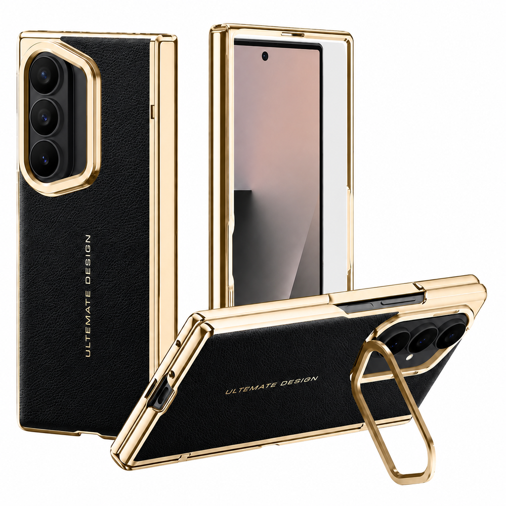 Luxury Armor Leather Stand Case
