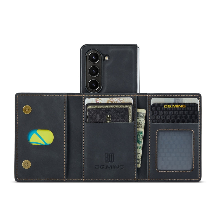 Galaxy Z Fold 5 Detachable Leather Wallet Case with Card Slots image 1.jpg