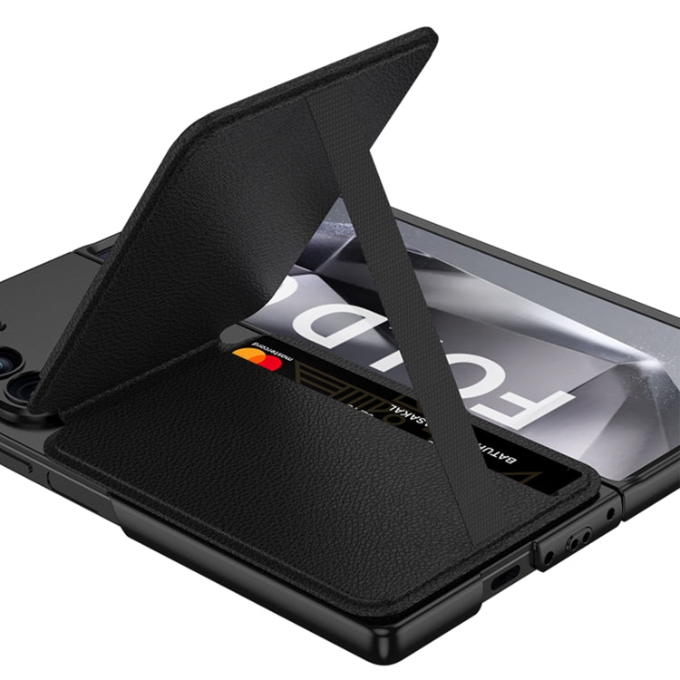 Galaxy Z Fold 6 Detachable Magnetic Wallet MagSafe Leather Case
