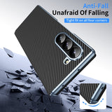 Electroplated Carbon Fiber Folding Case with Hinge