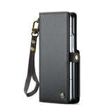 Secure Leather Case with Lanyard & Pen Holder