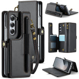 Secure Leather Case with Lanyard & Pen Holder