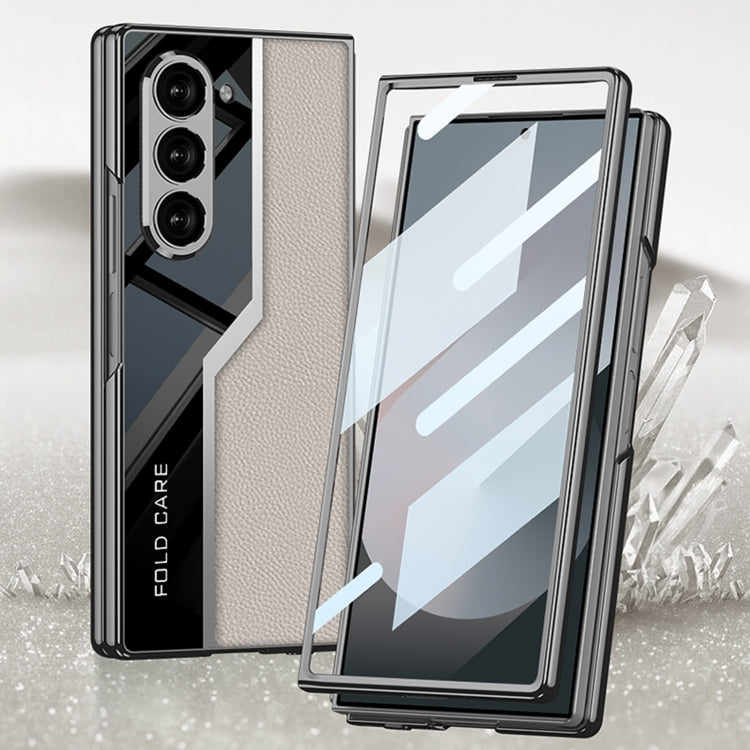 Galaxy Z Fold 6 Dual Texture Leather Case image 8.jpg