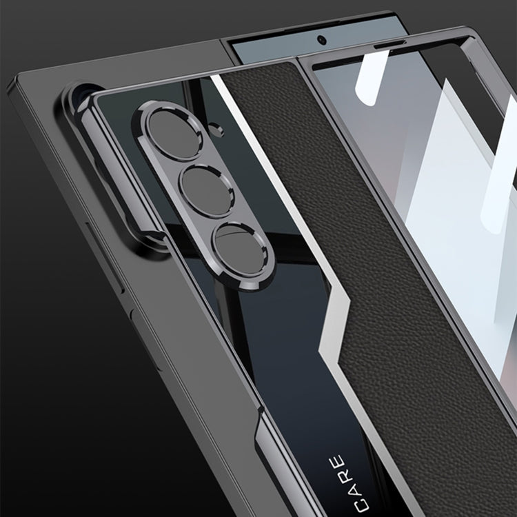 Galaxy Z Fold 6 Dual Texture Leather Case