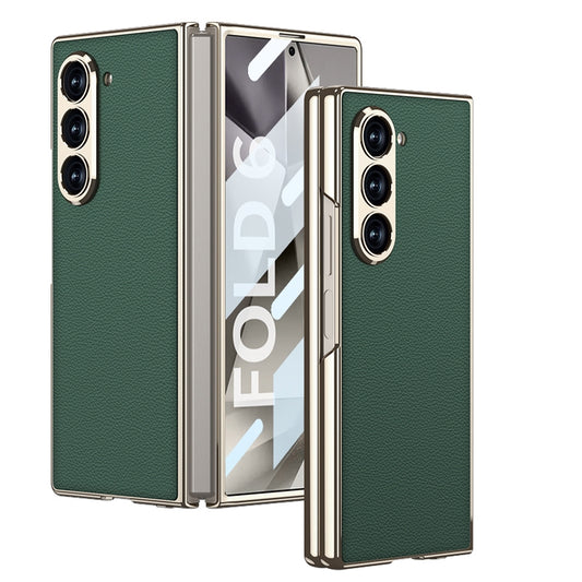 Plating Leather Full Coverage Case