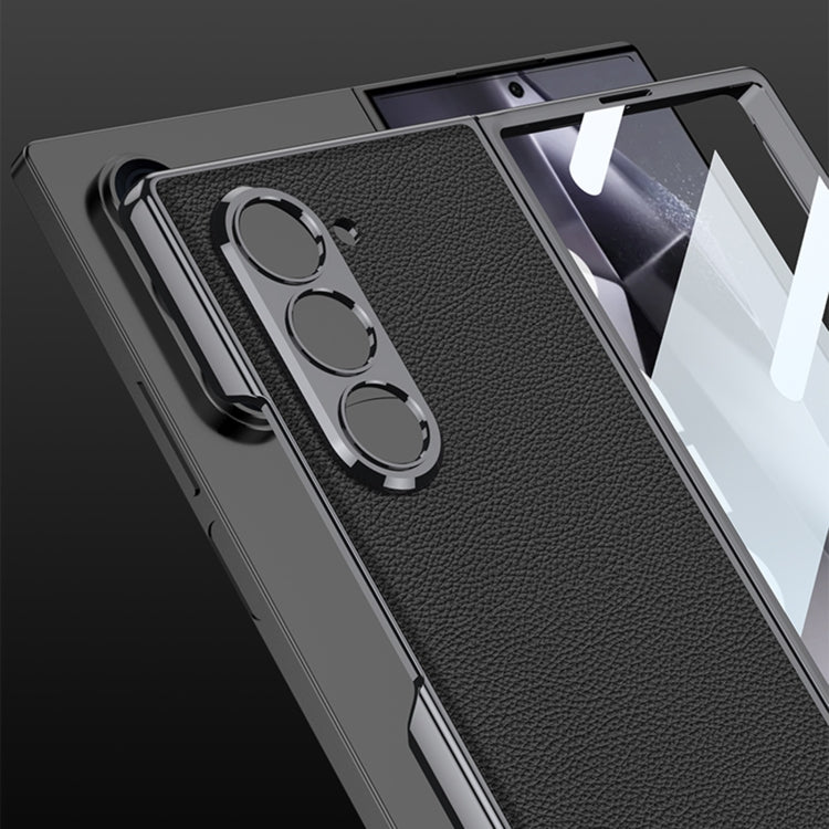 Plating Leather Full Coverage Case