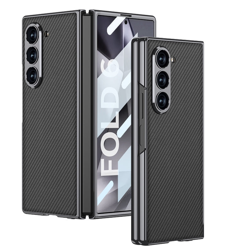 Plating Leather Full Coverage Case