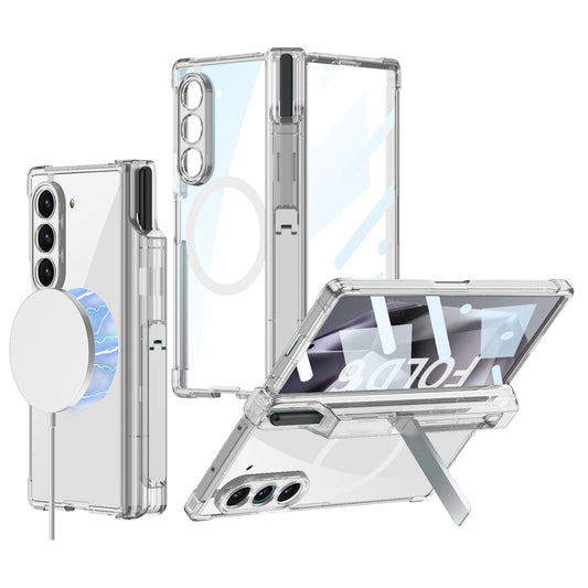 Airbag Hinge Full Coverage MagSafe Case with Holder & Pen Holder