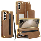 Folding Flip Leather Case with Holder