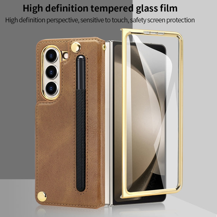 Folding Flip Leather Case with Holder
