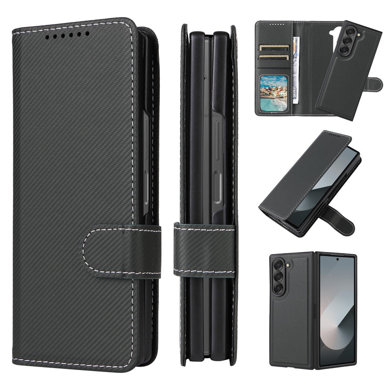 2-in-1 Folding Leather Case