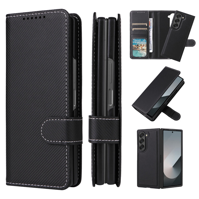 2-in-1 Folding Leather Case