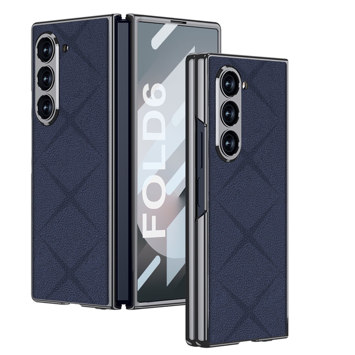 Asterism Plating Leather Full Coverage Case