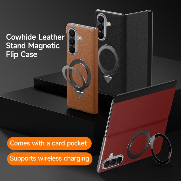MagSafe Leather Smart View Case with Holder