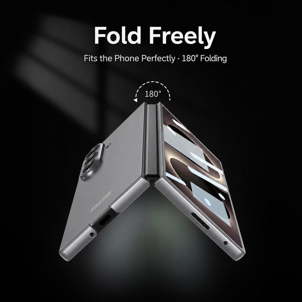 Galaxy Z Fold 7 Slim Matte Case with Screen Protector