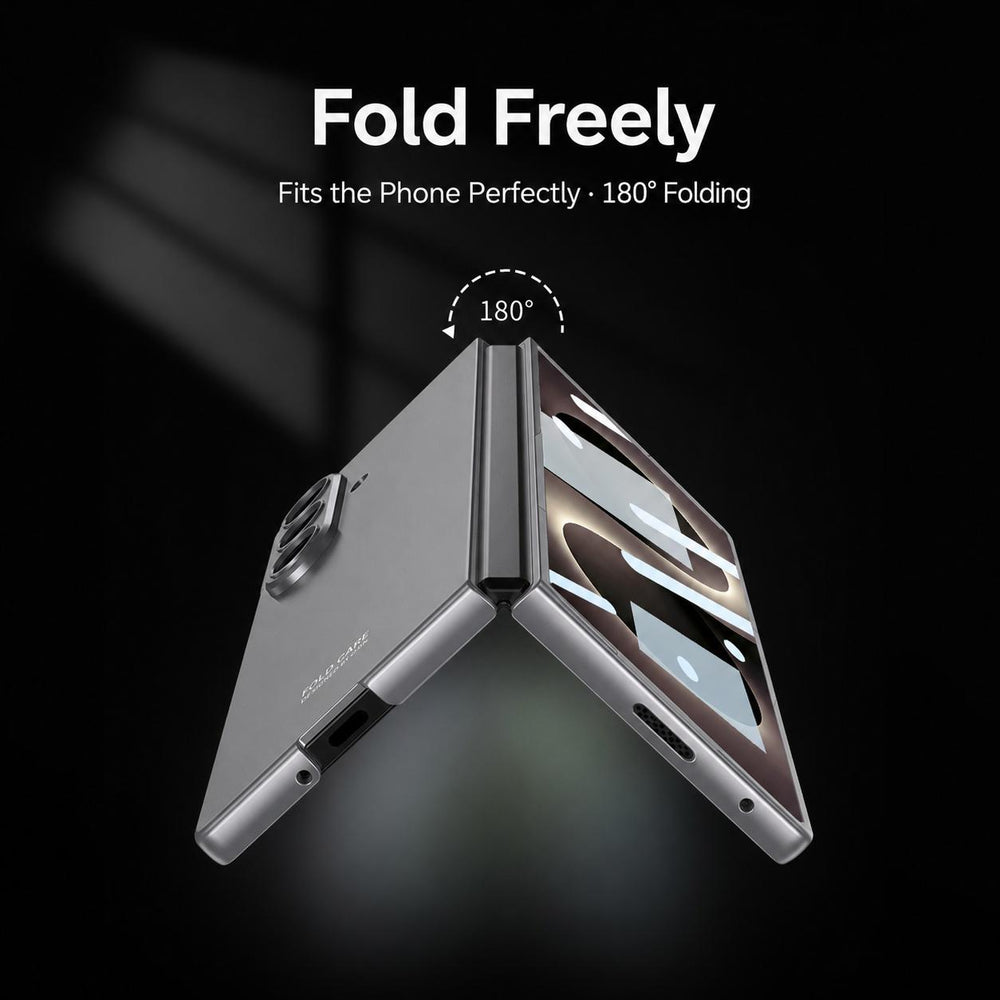 Galaxy Z Fold 7 Slim Matte Case with Screen Protector
