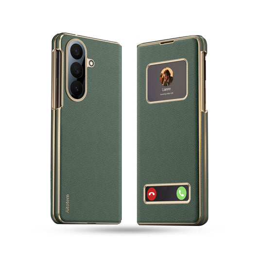 Premium Flip Case with View Windows & Magnetic