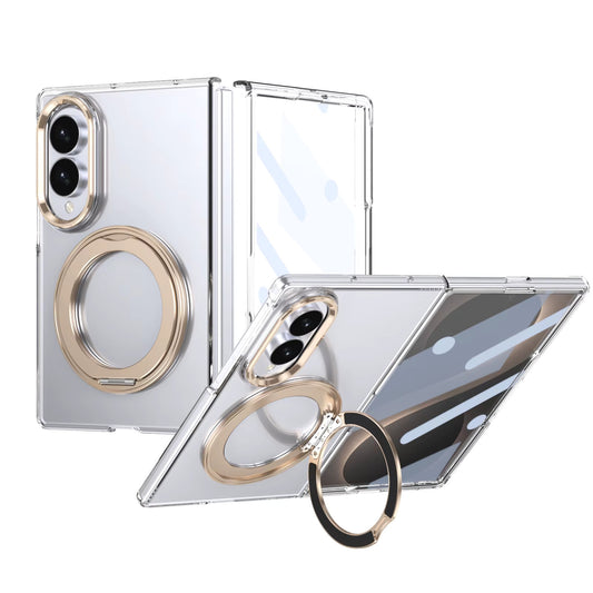 360° Magnetic Clear Ring Holder Case