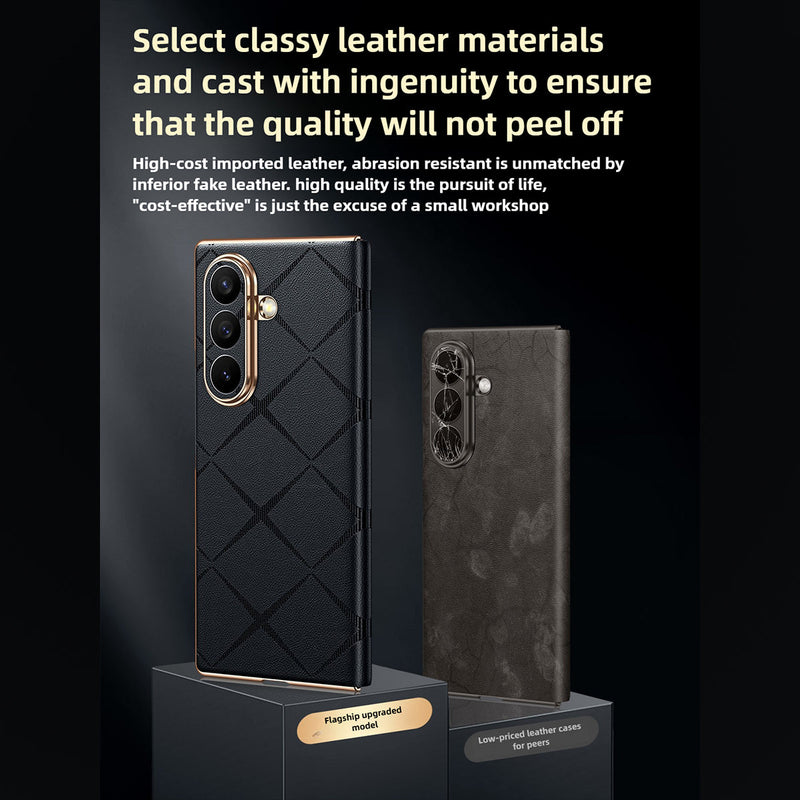 Luxury Leather Magnetic Flip Case