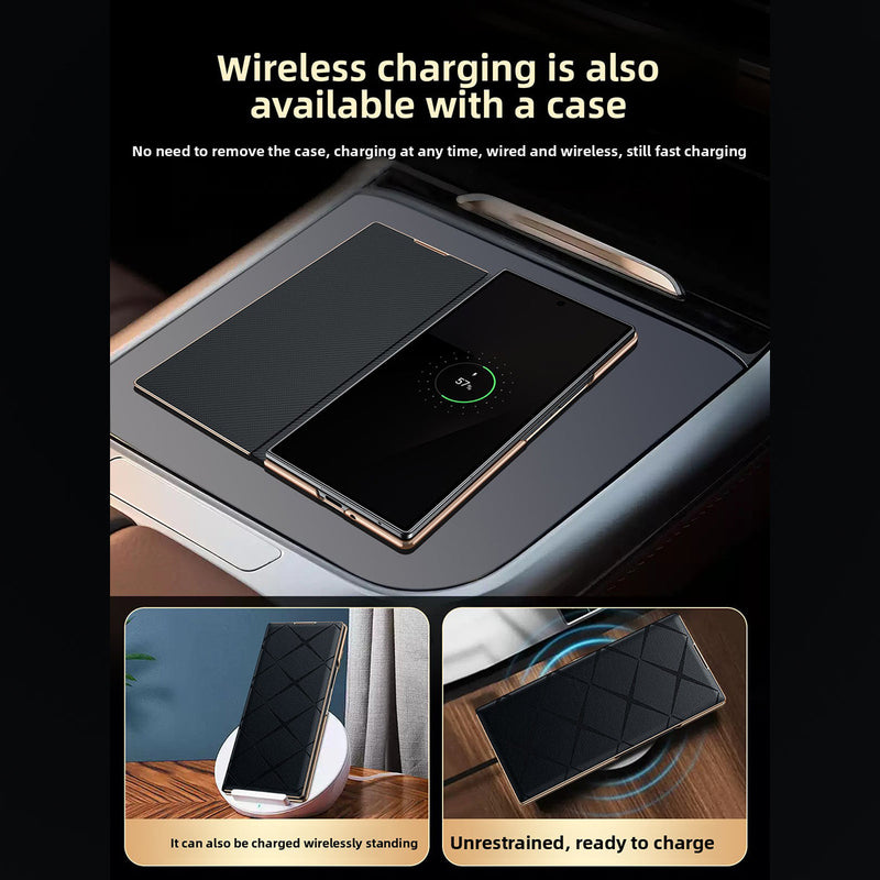 Luxury Leather Magnetic Flip Case