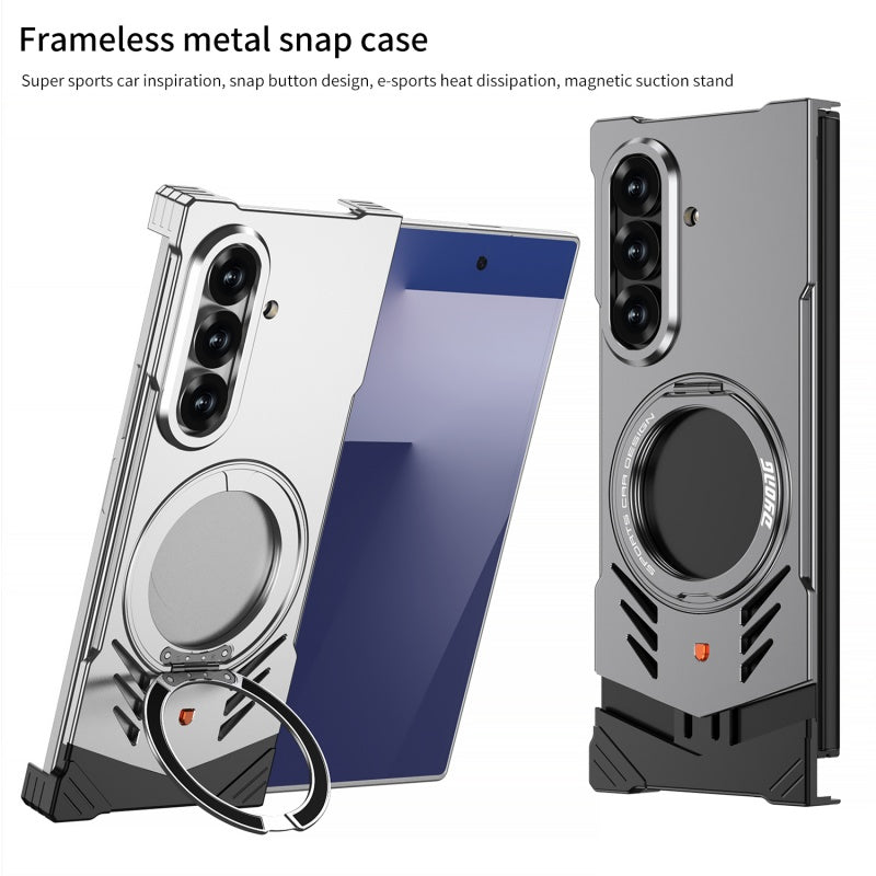 Metal Frameless Bracket Magnetic Cooling Case