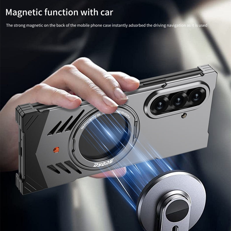 Metal Frameless Bracket Magnetic Cooling Case