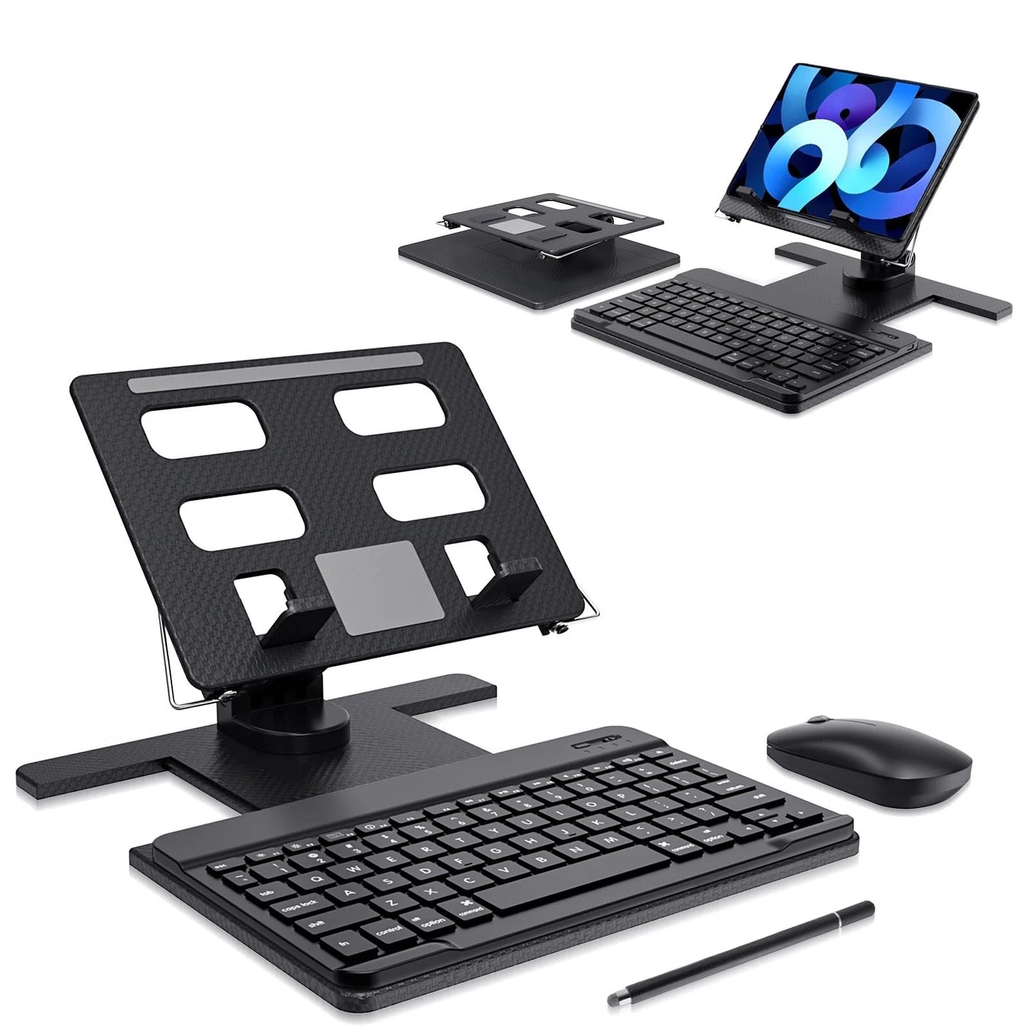Wireless Keyboard & Stand Combo 4-in-1