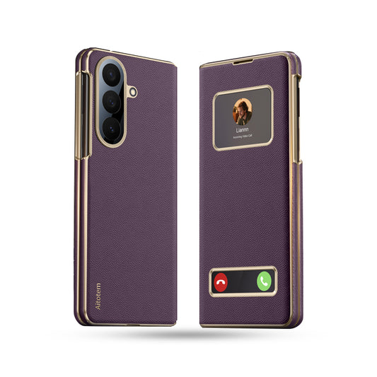Premium Flip Case with View Windows & Magnetic