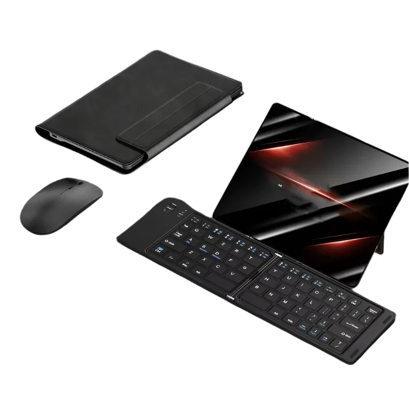 Folding Keyboard Case with Mouse & Stand
