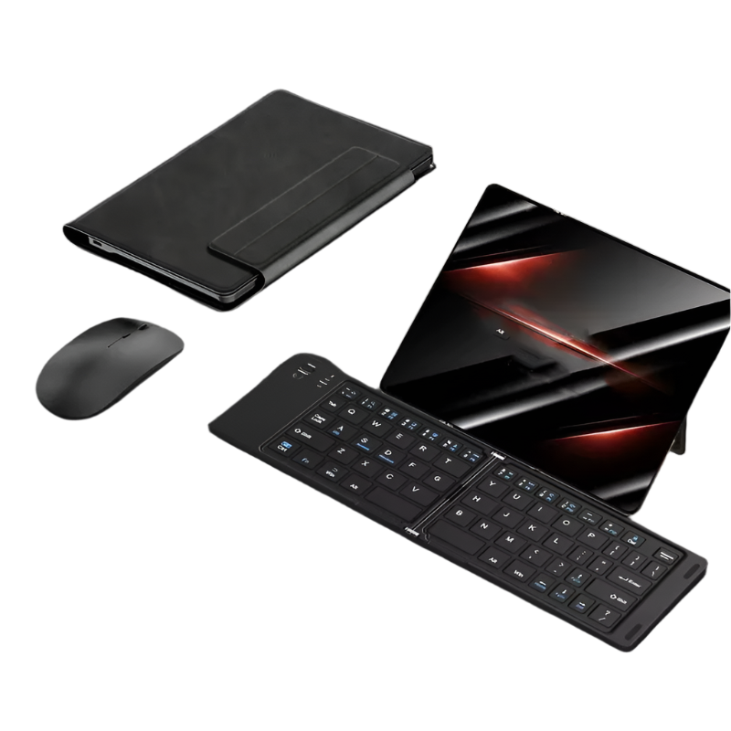 Folding Keyboard Case with Mouse & Stand