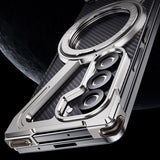 Z-Shape Magnetic Case with Metal Stand
