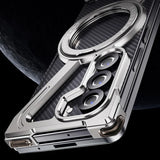Z-Shape Magnetic Case with Metal Stand