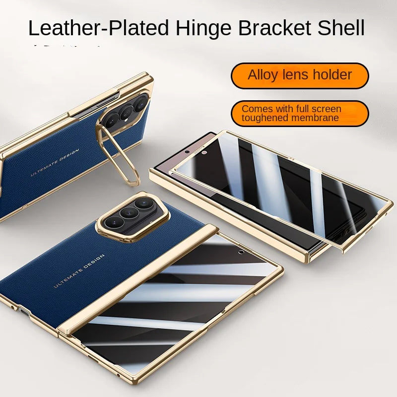 Luxury Armor Leather Stand Case