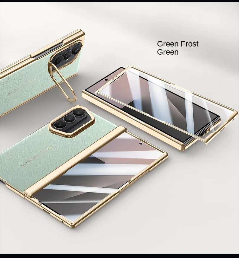 Luxury Armor Leather Stand Case