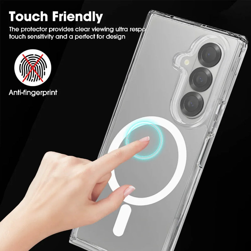 Magnetic Clear Shockproof Case