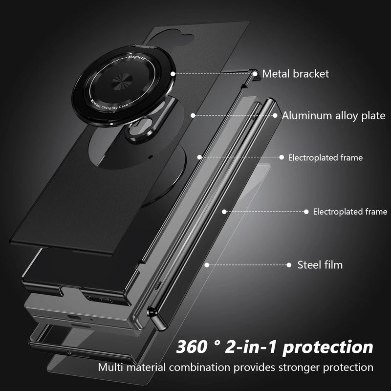 MagSafe Hinge Case with Ring & 360° Protection