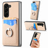 Carbon Fiber Wallet Case with Ring Holder