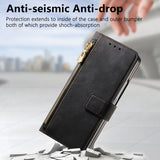 Retro MagSafe Magnetic Zipper Wallet Leather Case