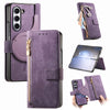 Retro MagSafe Magnetic Zipper Wallet Leather Case