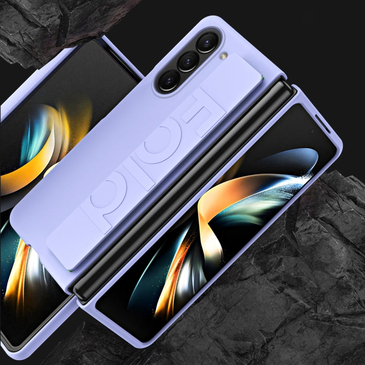 Galaxy Z Fold 7 Soft Silicone Hand Strap Grip Case