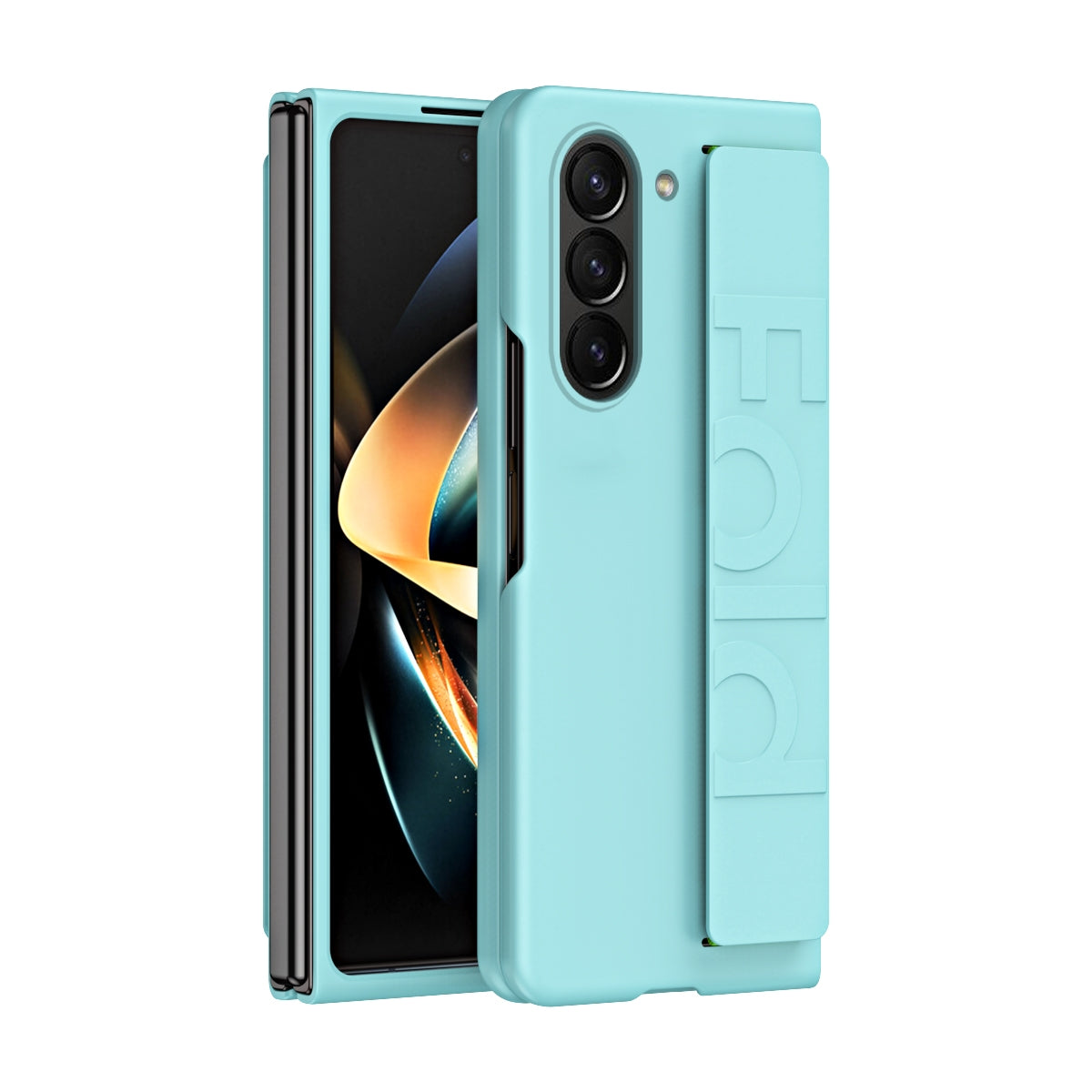 Galaxy Z Fold 7 Soft Silicone Hand Strap Grip Case