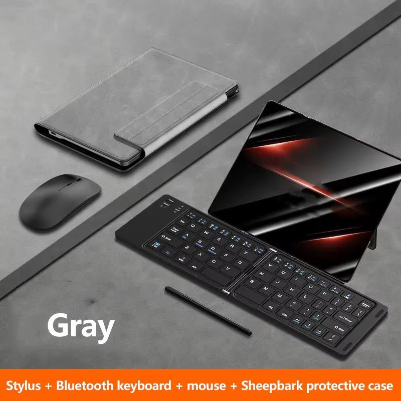 Folding Keyboard Case with Mouse & Stand