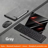 Folding Keyboard Case with Mouse & Stand
